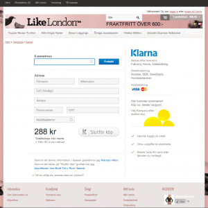 Likelondon Klarna Checkout OpenCart